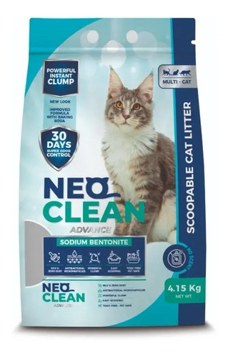 Arena Para Gato Neoclean Sin Olor 25 Kg