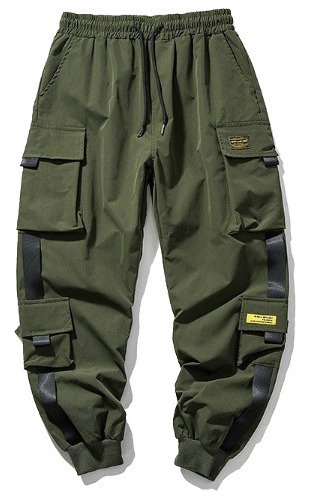 A Nuevo Cargo Pantalones Hip Hop Joggers Hombre Harem