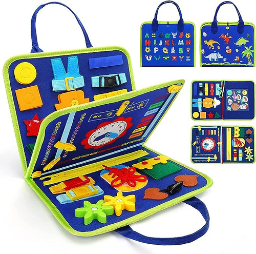 Tablero Montessori Juguetes Sensoriales Para Niño