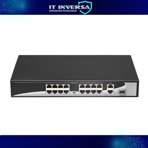 Imagen 2 de 6 de Switch Poe 16 Puertos 14*100mb Poe, Uplink=2*gbps