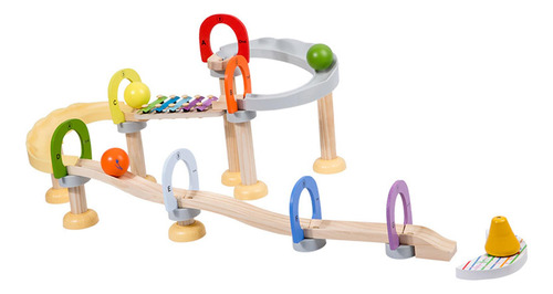 Montessori Tracker Ball Drop Toys Bola De Madera Drop Toy