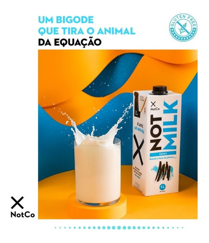 Imagem 3 de 9 de 3x Leite Vegetal Notmilk Semi 1l