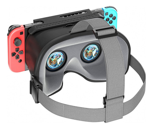 Lentes De Realidad Virtual Oivo Para Nintendo Switch Oled VR Glasses color negro