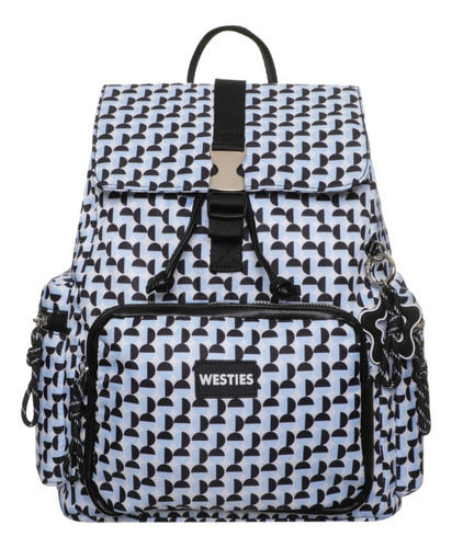 Mochila Para Mujer Westies Azul Hbeyeruc3we Azul Liso