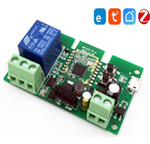 Imagen 3 de 3 de Smart Rele Zigbee + Rf 1 Canal Na/nc 5vdc / 7-32v Ac/dc