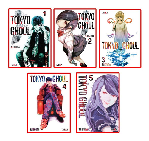 Combo Tokyo Ghoul Vol. 01, 02, 03, 04 Y 05 - Manga - Ivrea