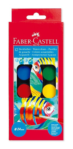 Acuarela Estuche X 12 Uds Faber Castell