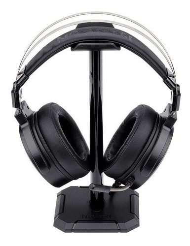 Imagen 3 de 5 de Auriculares gamer Redragon Chroma Lamia 2 black con luz rgb LED