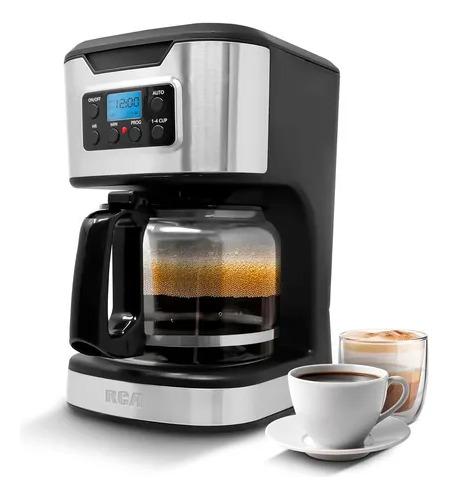 Cafetera Digital Programable 12 Tazas Rca Pantalla Táctil