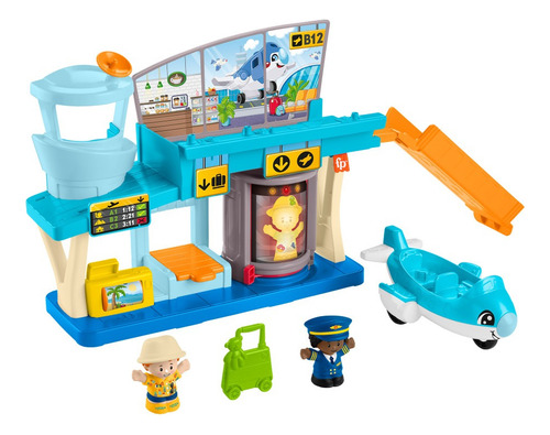Conjunto De Brinquedo Aventuras No Aeroporto Little People