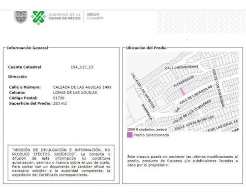 Casa En Venta Calz. De Las Águilas 1449lomas De Las Águilas, Álvaro Obregón, 01730 Ciudad De México, Cdmx