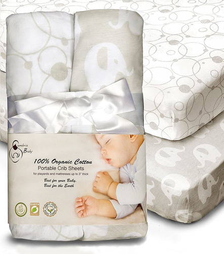  Organic Cotton Sheets For Pack N Play And Other Portab...