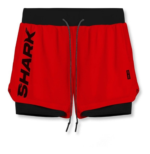 Pantaloneta Gym Bicicletero Crossfit Correr Gimnasio Shark