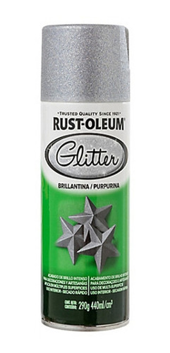 Pintura Aerosol Rust Oleum Brillantina Purpurina Plata 312g