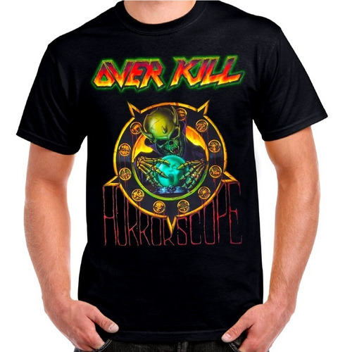 Overkill Polera Metal/rock Estampada Impresión Directa