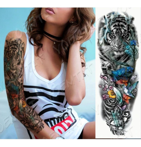 Tatuaje falso Tatuaje falso de la corona del rey león, color súper real, color tigre