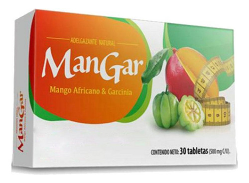 Mangar Mango Africano Y Garcinia Cambogia 30 Tabletas Sabor Sin Sabor