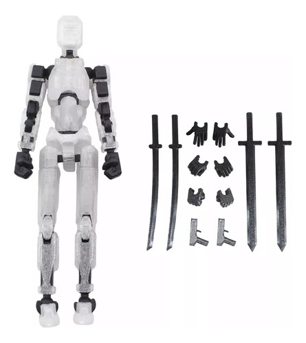 Rt Maniquí Hot Toys Assembly Mobile Robot Impreso En 3d