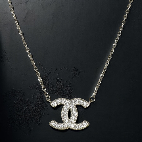 Gargantilla Doble C Plata .925 Italiana