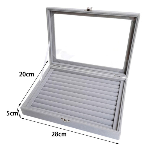 . Caja Organizadora De Anillos Con 10 Ranuras, Anillos De