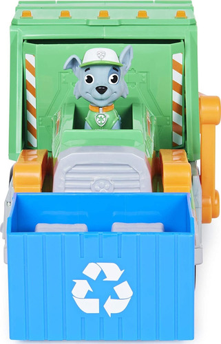 Paw Patrol Camion De Reciclaje Rocky Carga Y Transporta
