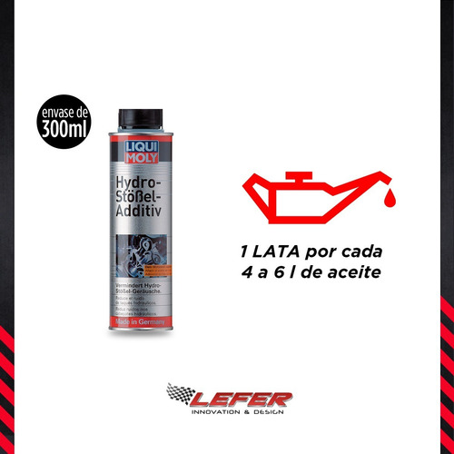Aditivo Silenciador De Botadores Hidráulico Liqui Moly