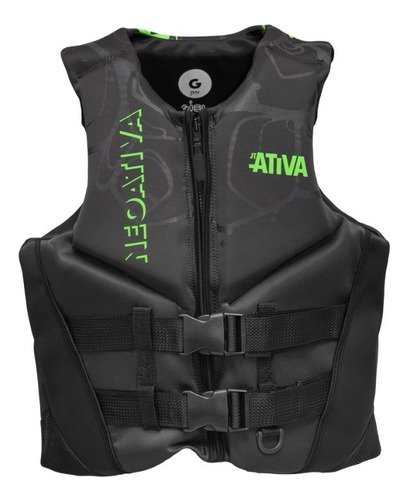 Colete Neoprene Homolog Classe 5 Verde G Ativa 