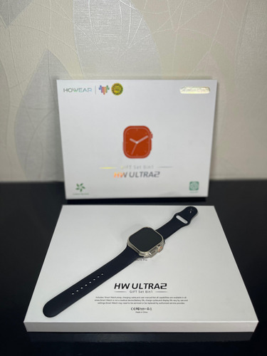 Smart Watch Ultra Con 7 Correas Y Protector Blanco Mesh Negro Dorado
