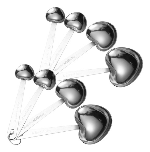 Alta Calidad Cucharas Medidoras En Forma De Corazón, 2