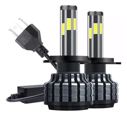 Kit De Faros Led H4 Focos Delanteros Luz Alta Y Baja Rayo