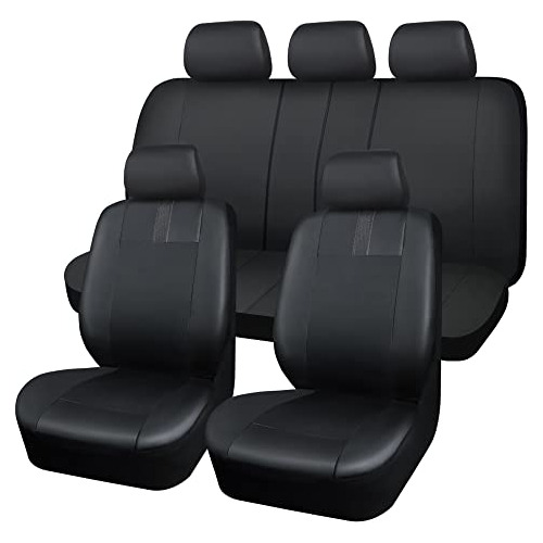 Fundas De Asiento De Coche De Cuero, Transpirables E Im...