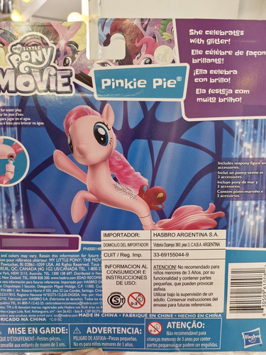My Little Pony The Movie Pinkie Pie Glitter Hasbro