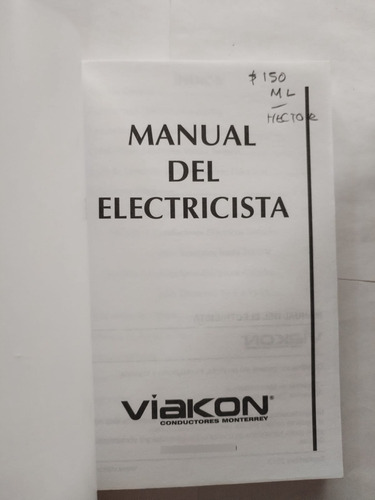 Manual Del Electricista (Usado)