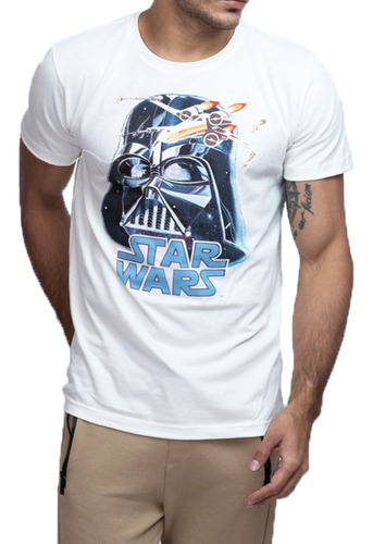 Imagen 2 de 4 de Playera Star Wars Battle Of Yavin Máscara De Látex