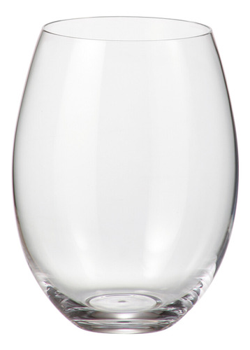 Set 6 Vasos Cristallin 560ml Bohemia Color Cristal