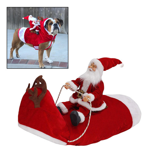 Traje De Reno De Navidad Para Mascotas Abrigo De Perro De