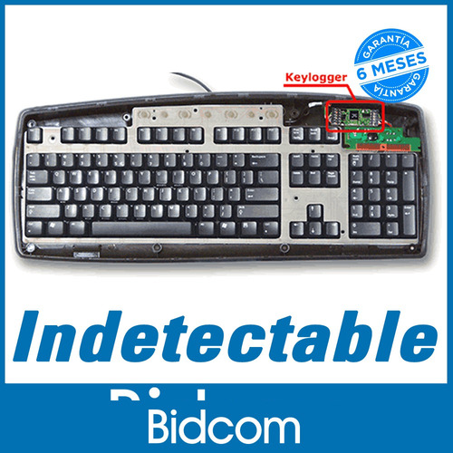 Copia-teclado P/teclado Ps2 Control Tipeo Memoria Keylogger