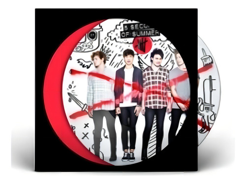 5 Seconds Of Summer Vinyl - 5 Seconds Of Summer Lp Picture, versión de álbum estándar