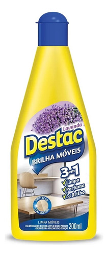 Lustra Móveis Destac Aroma Lavanda 200ml 3x1