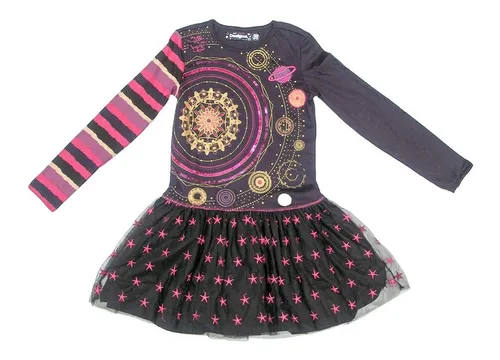 Vestido Desigual Niña Nairobi Talla 11/12 Y 13/14 Rebajado V Vestido Desigual Niña Nairobi Talla 11/12 Y 13/14 Rebajado V
