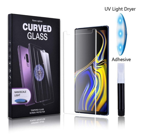 Lamina Mica Nano Optics Full Cover Con Led Samsung Note 9