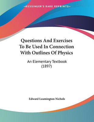 Libro Questions And Exercises To Be Used In Connection Wi...