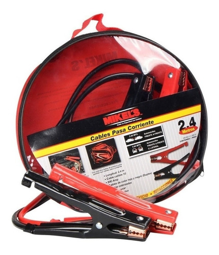 Cables Pasa Corriente 3.6 De Largo Calibre 8 Mikels
