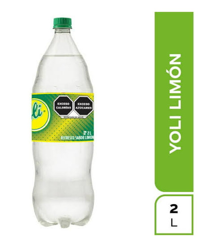 2 Yoli Acapulco Familiar De 2 Litros Bebida Sabor Limón