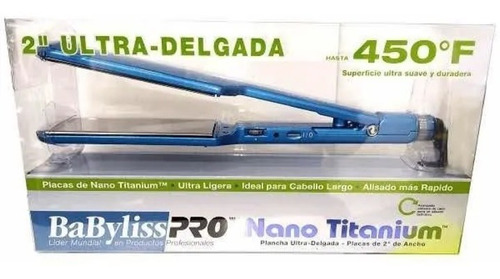 Plancha De Cabello Babylisspro Nano Titanium De 2  Pulgadas