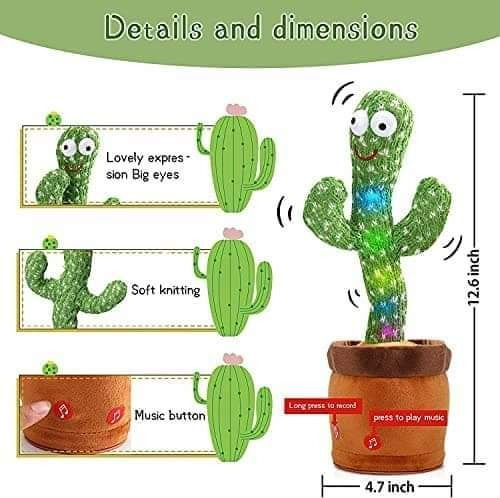 Cactus Bailarín, Cactus Parlante Que Repite Lo Que Dices, 12