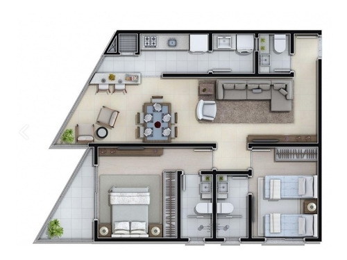 Imagem 14 de 15 de Apartamento 1 Suíte Em Itajaí - Fazenda - 2043