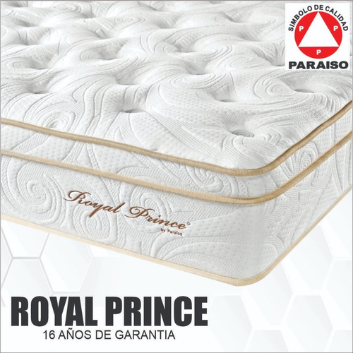Colchon De Resorte,king Size,paraiso,modelo Royal Prince