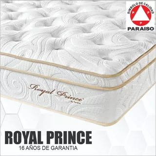 Colchon De Resorte,king Size,paraiso,modelo Royal Prince