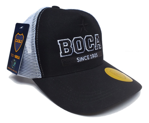 Gorra Visera Curva  Boca Juniors  Licencia Oficial (bj190b)